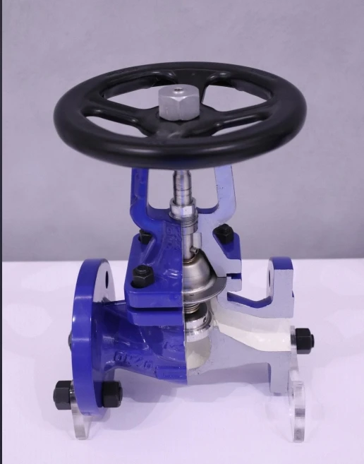 High Quality DN25 Stainless Steel Flange Globe Valve with Bellow Seal Factory Low-Priced Manual Power OEM Customizable
