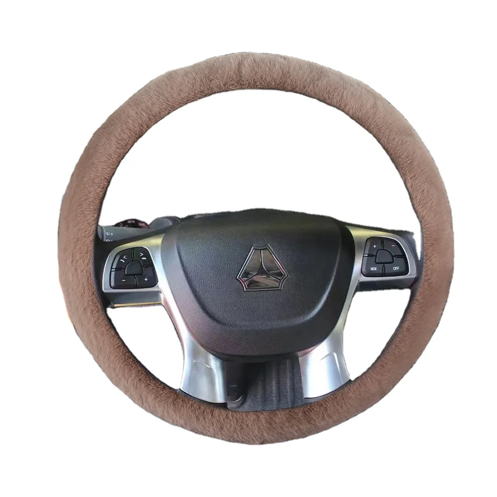 Premium steering wheel cover comfort grip design suitable for 99% models for autumn winter