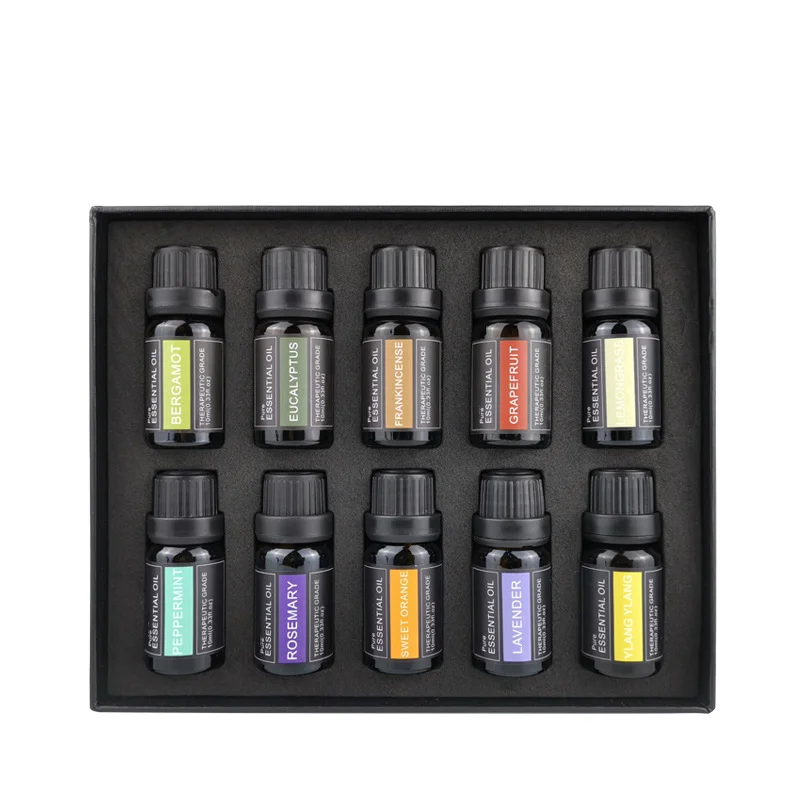 Set 6 8 14 Gift Box Fragrance Machine Pure Oil Set  100% Natural Essential Oil For Human Body Care