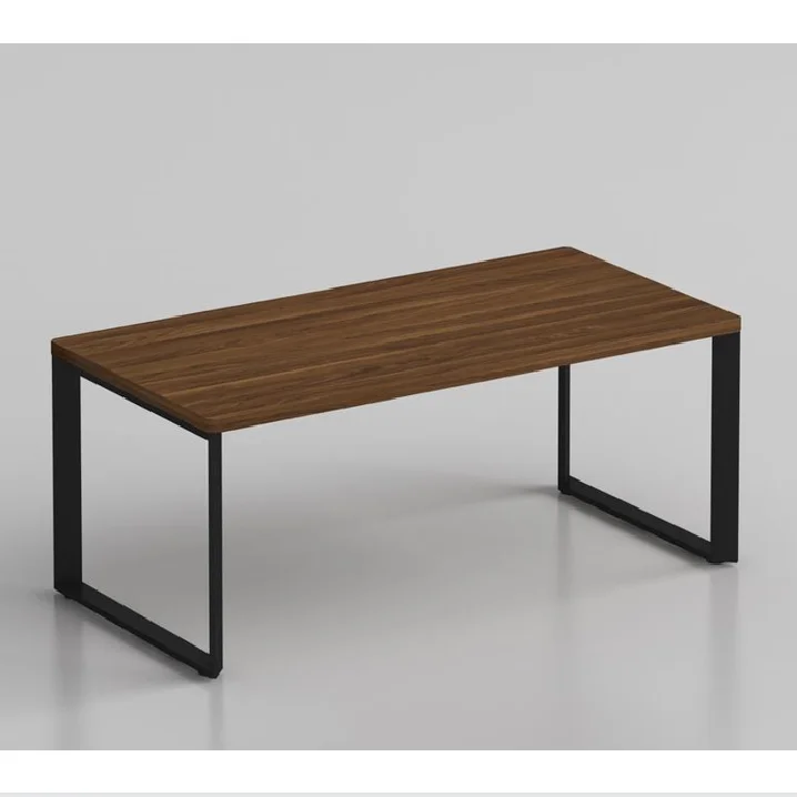 
Modern simple design office furniture computer desk wooden table with metal leg for sale 