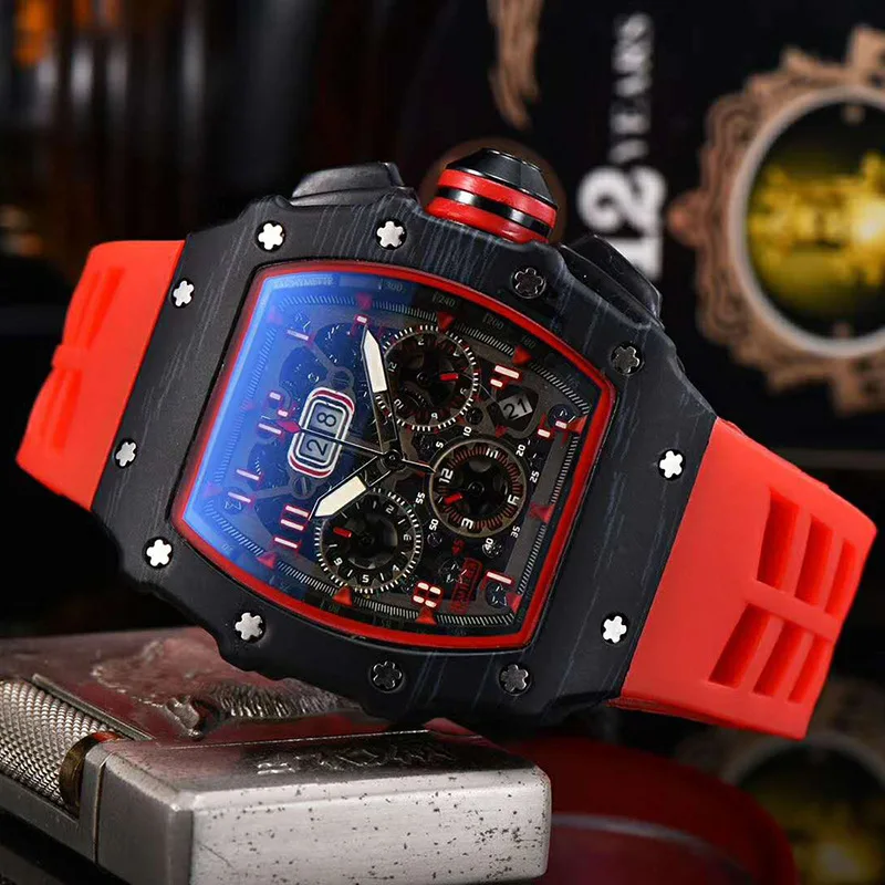 hollow out design precise trend mechanical retro simple  youthful fashionable and Wood grain case quartz watch