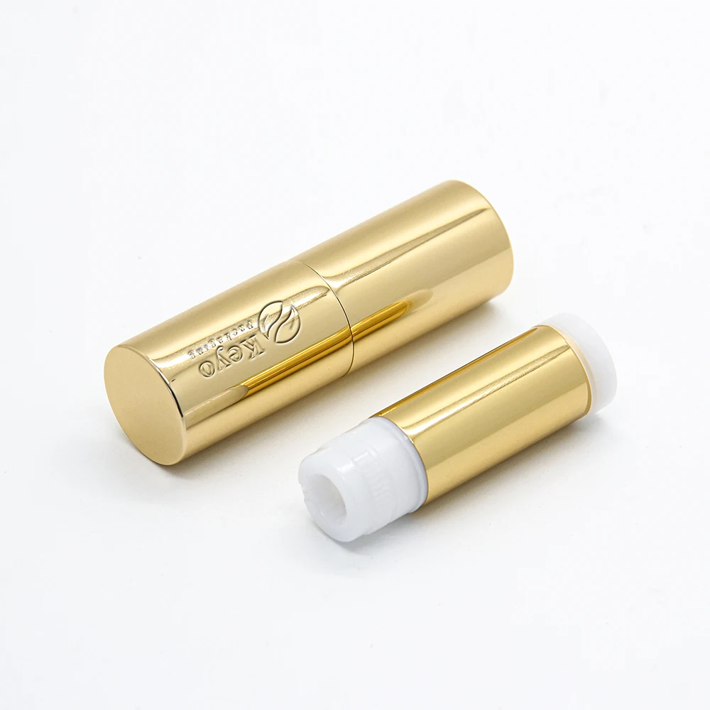 Luxury aluminum replaceable lipstick tubes recyclable empty lipstick container custom refillable lipstick tube packaging