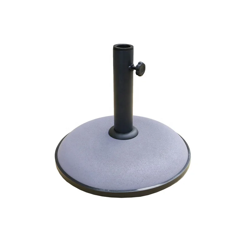 Small parasol stand patio beach umbrella base sunshade concrete umbrella base for outdoor