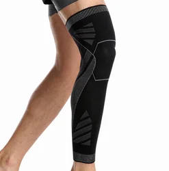 China Supplier Joint Pad Tendon Strap Support Long Knee Brace Calf Sleeves