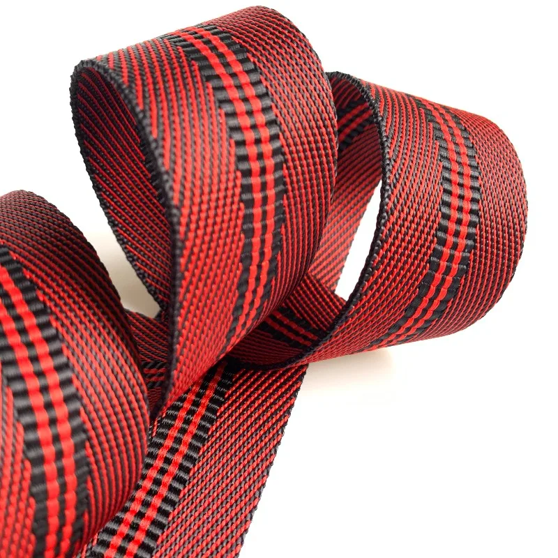 Wholesale Custom Logo Patterned Nylon Woven Strap Jacquard Luggage bag Webbing for bag and luggage