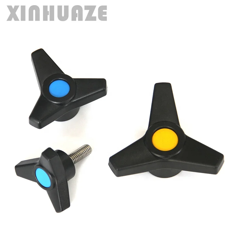 factory straight supply  nylon triangle arrow cabinet handle industrial plastic switch knob