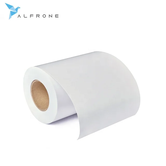Self Adhesive PP Synthetic Paper Sticker Label Material Top Coated Custom Size for Printing Waterproof Jumbo Roll