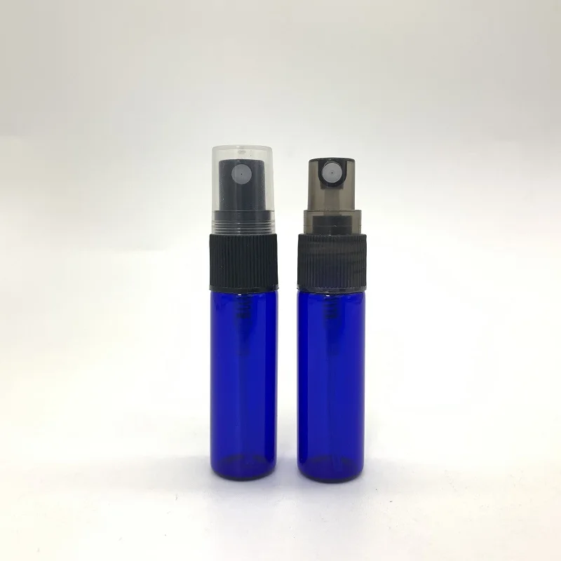 Factory outlet 5 ml 10 ml blue glass pen type perfume spray bottles