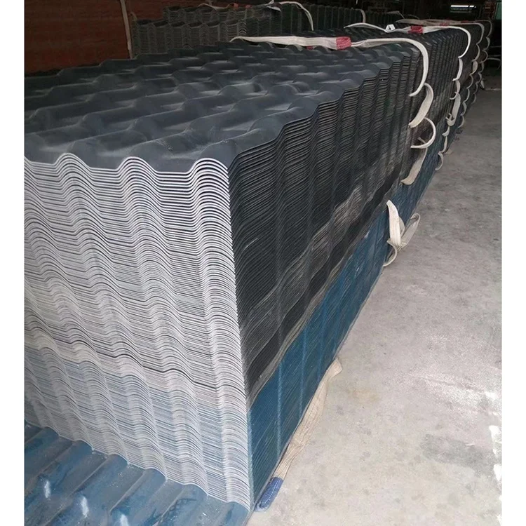 Wholesale price house corrugated plastic UPVC PVC roof tiles sheets for roofing covering