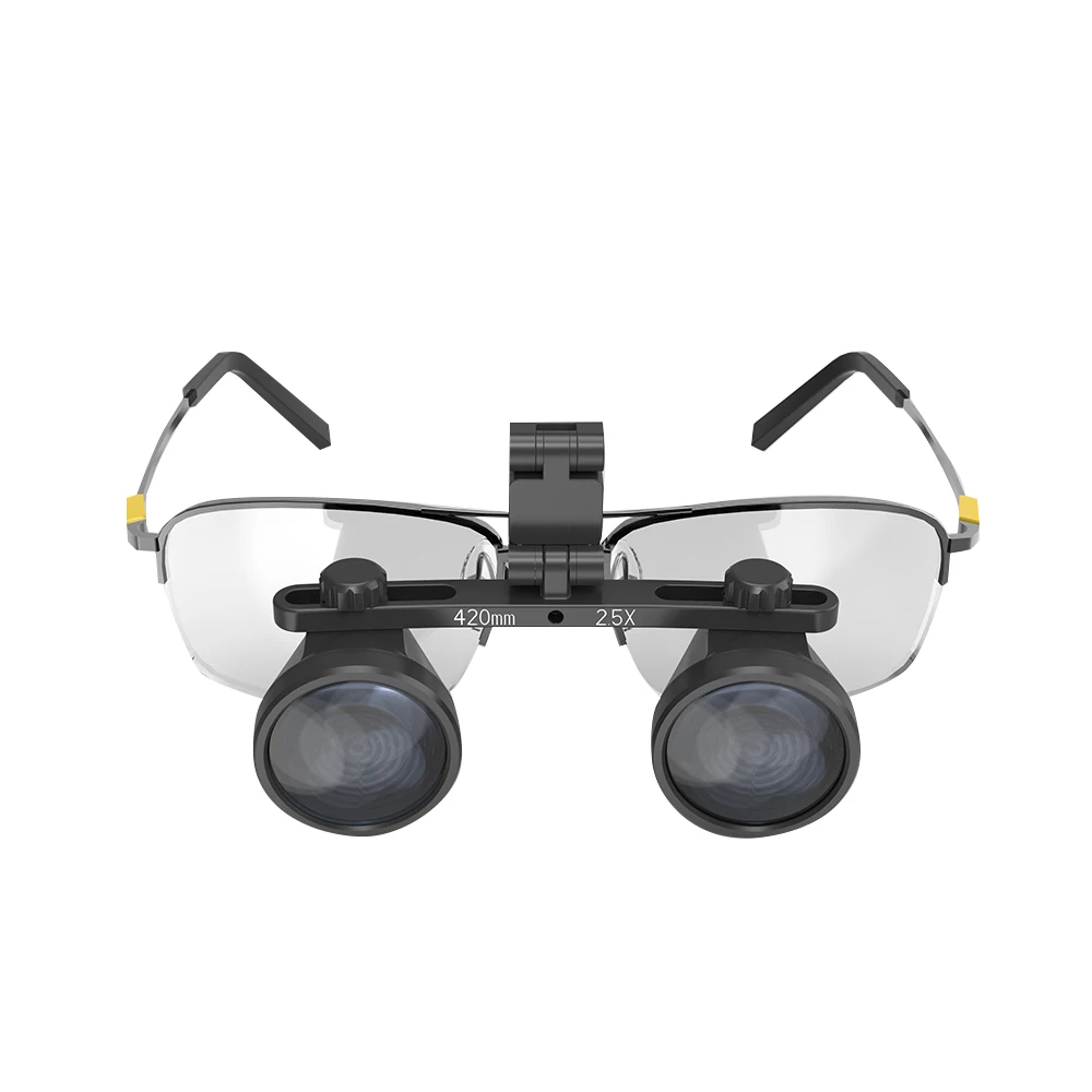 Wholesale glasses frame 2.5X 3.5X Dental Magnifying Glasses Surgical Binocular Loupes