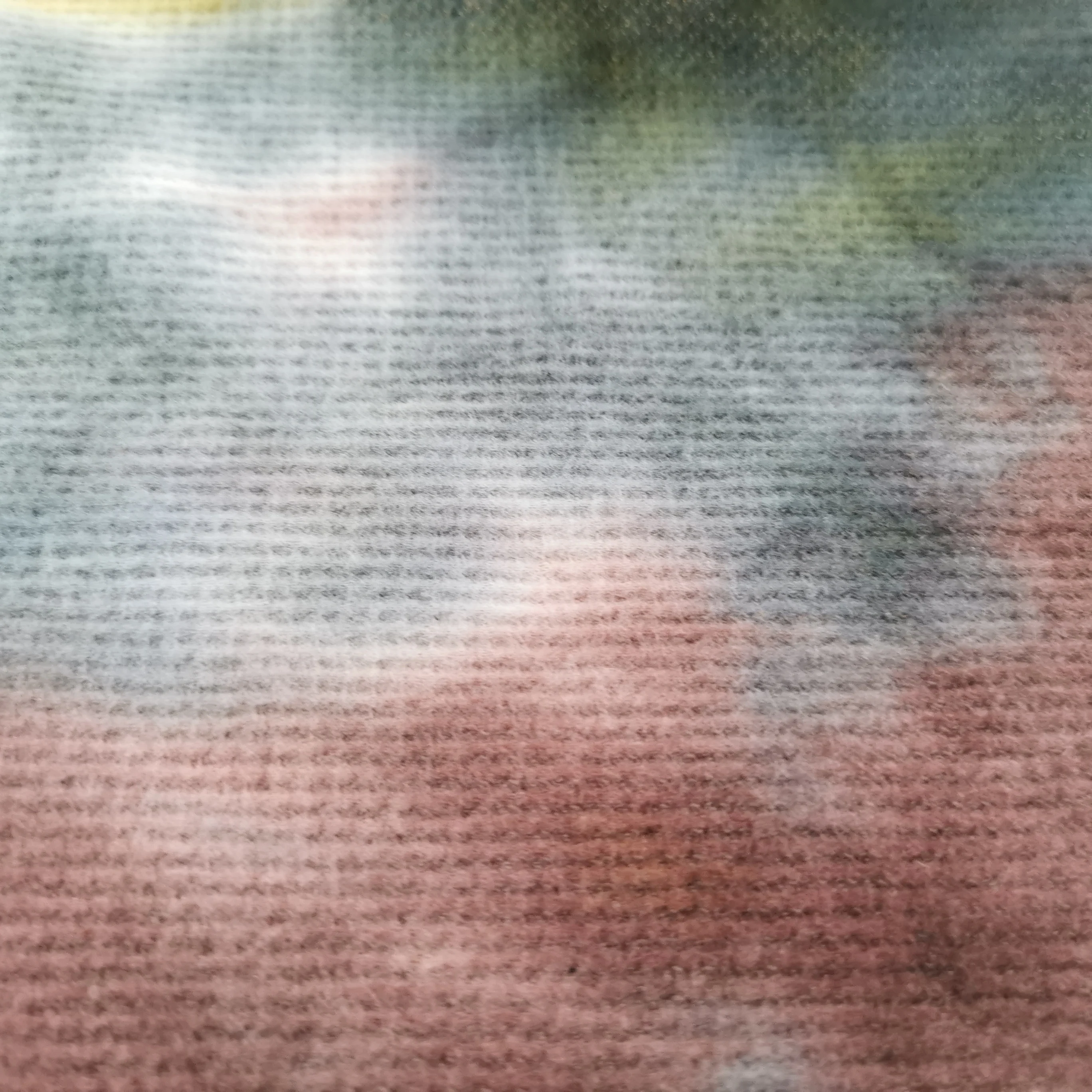 small waffle fabric tie dye 95%polyester 5%spandex hacci knitted fabric