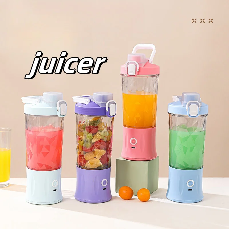 Portable Electric Juicing Cup Small Juicer Kitchen Blender Juice Maker Ice Crushing Juicer