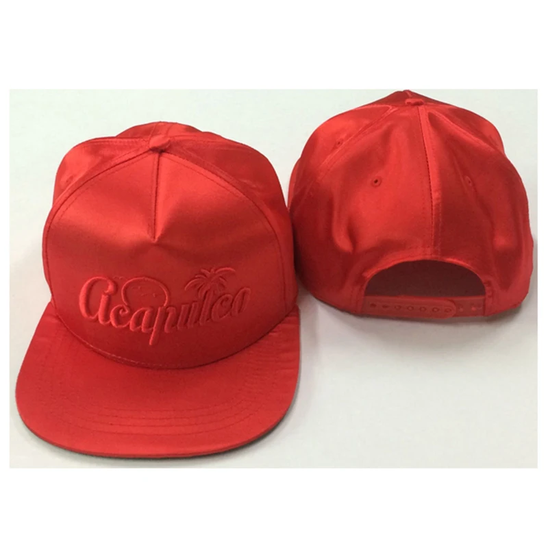 Custom Logo Snapback Hats from Classic Satin Fruit Patterned Caps with Common Fabric Feature
