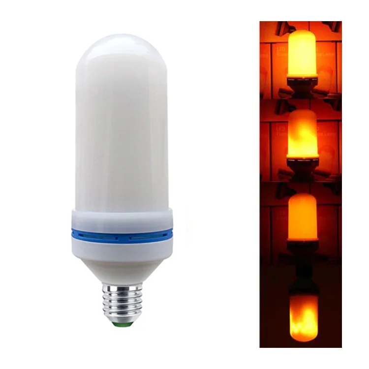 Hot sale christmas decoration flashing effect light bulb gravity sensor led simulation flame light