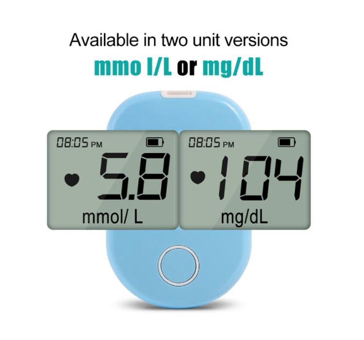 Body Blood Sugar Monitoring Meter Hemoglobin Meter Blood Glucose Monitor Test Kit Blood Glucose Monitor