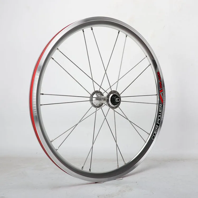 Folding Bike Wheelset 20 Inch Bicycle Wheel 11 speed 4 Bearing V Brake Folding Hubs Wheel set Bike Parts