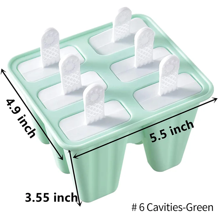 Popsicle Molds Silicone Ice Pop Models Popsicle Models Reusable Easy Release Ice Pop Maker