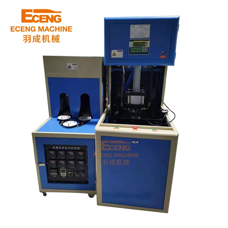 High quality semi automatic Plastic pet bottle pet preform 1 cavity Blowing Machine 5L 5 liter