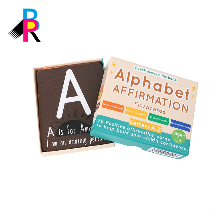 Игровые карты с принтом флэш-карт, бумажные карты на заказ