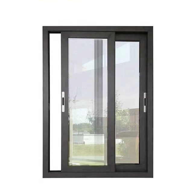 China factory modern hurricane impact  hollow double glass sliding aluminum windows and doors building glass windows
