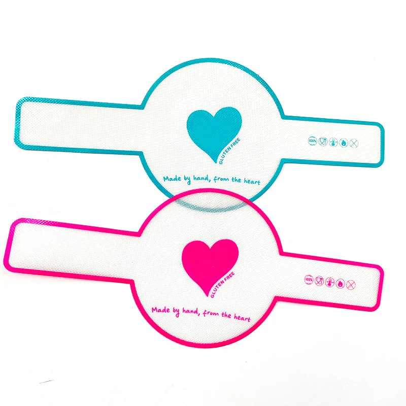 High temperature resistant and easy to clean kneading mat Silicone baking mat Bread mat with handle