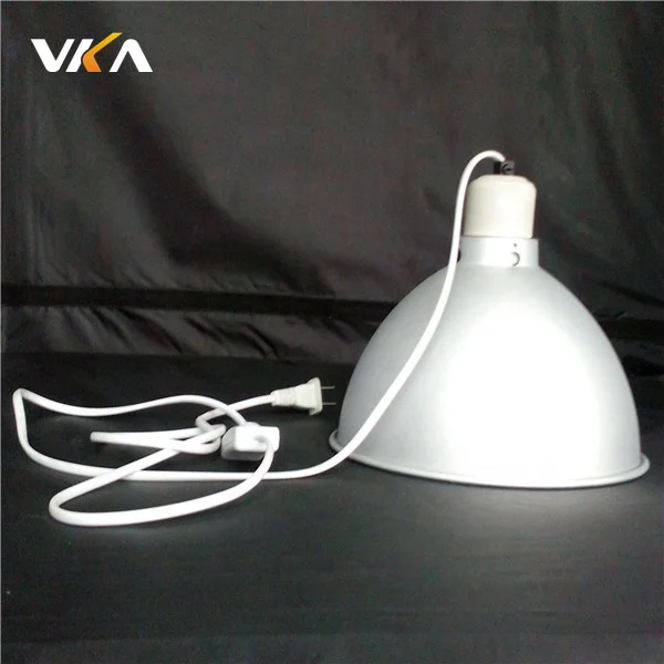 
5.5-inch Reptile Clamp Lamp Lampshades Aluminum Reflector Heating Lamp Fixtures for Crawling 