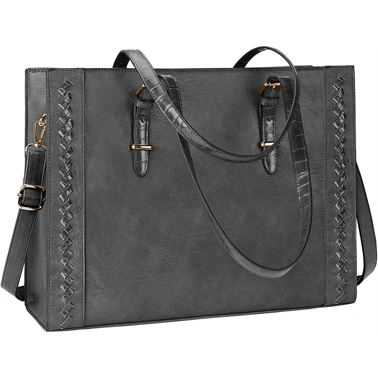 Custom Multi Function Waterproof Business Office Laptop Tote Shoulder Messenger Bag for Women