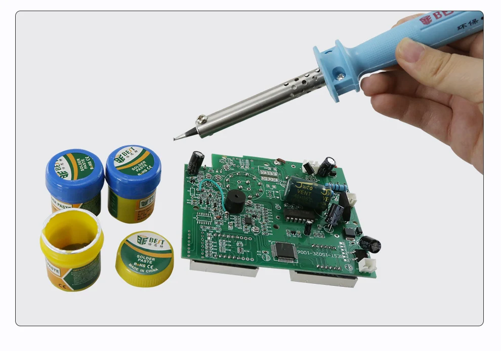 BST-507 Высокое качество без примесей свинца и средней температуре посадки для нанесения паяльной пасты на печатные платы Олово паста для Светодиодная лампа с составным