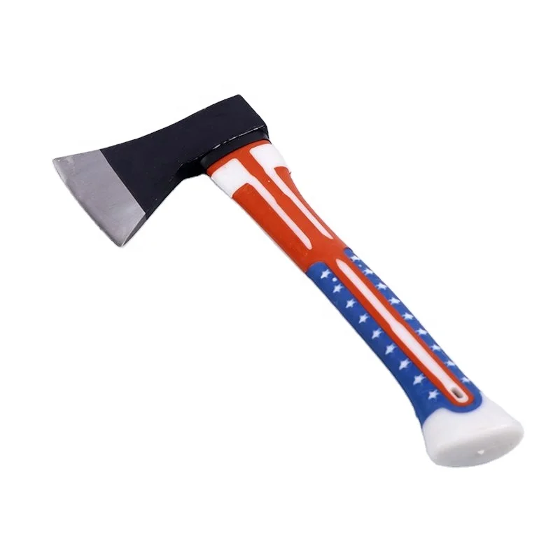 Non-Slip Double-Coated Plastic Color Handle Splitting Hatchet Fiberglass Camping Survival axe