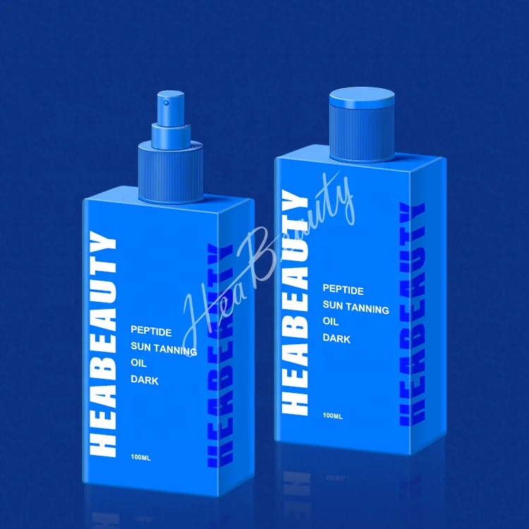 Private Label Moisturizing Sun Tanning Dry Oil Natural Peptide Organic Vegan Tropic Sunscreen Protective Tanning Oil