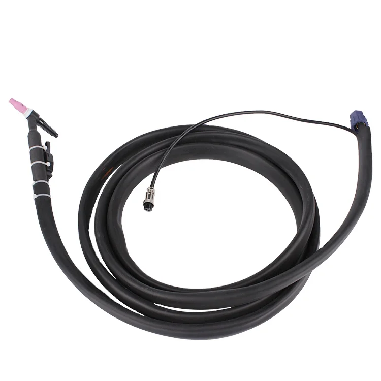 CE сертификация cnaweld TIG weldcraft WP-9 WP9 газа с воздушным охлаждением в черно-белую ручка Сварочная горелка kempi для сварки вольфрамовым электродом