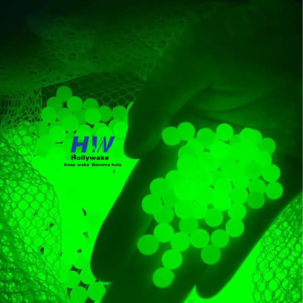 Glow in dark for toy guns with blue black red green