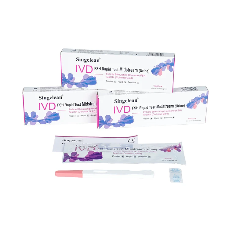 Hot Sale CE Approved Singclean Follicle-Stimulating Hormone (FSH) Test