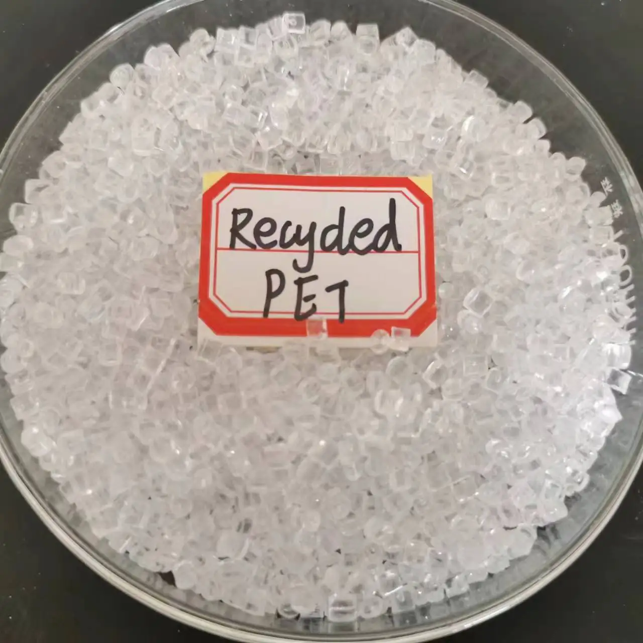 Factory  price recycled PET transparent granules