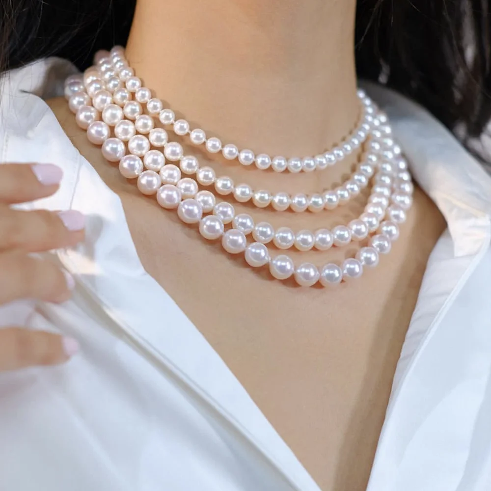 HQ GEMS Good Quality 3-3.5mm Like The Tears Of A Mermaid Natural Freshwater Pearls Beads Loose Akoya Pearl Wholesale