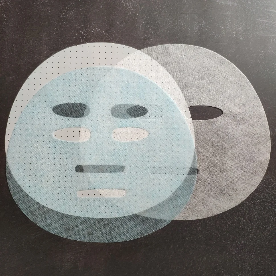 
High Quality Dry Facial Mask Sheet Natural Tencel Or Lyocell Face Sheet Mask 