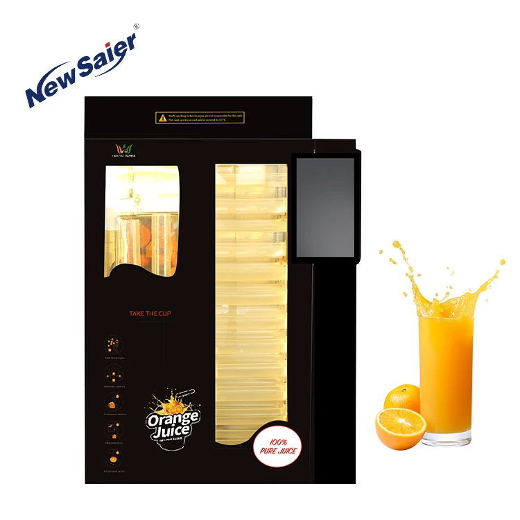 Manufacture Wholesale supermarket small fresh fruit juice vending machine Original and New
