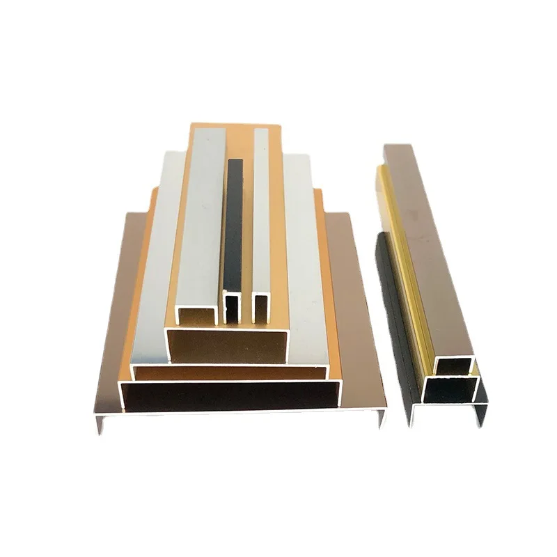 U-shaped groove aluminum alloy closure decorative metal ceiling background wall wrapping edge strip ceiling decorative strip