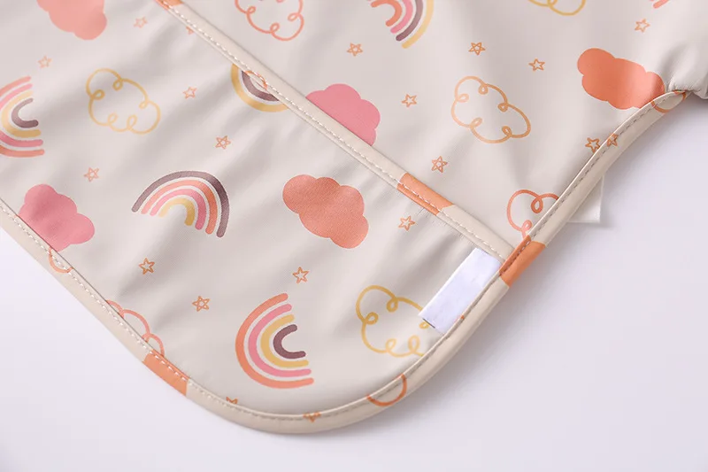 Long Sleeved Bib Set  Baby Waterproof Bibs with Pocket Toddler Bib with Sleeves 6-24 Months