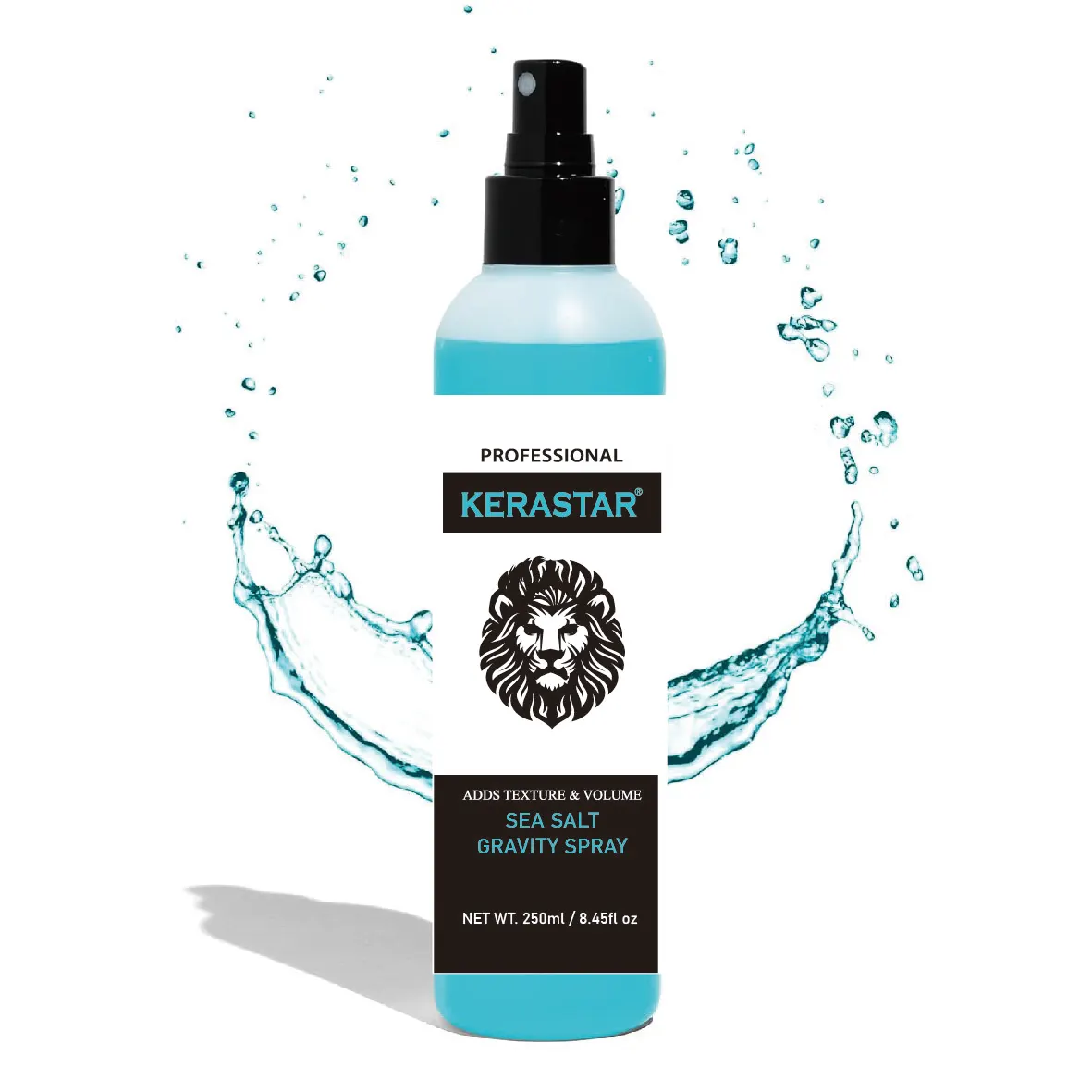 Индивидуальная торговая марка oem утолщение и объемные вьющиеся волосы для укладки морской соли спрей для мужчин и женщин