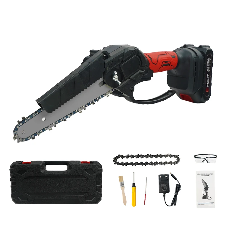 FOLIT 6 inch handheld cordless chainsaw TY-0601
