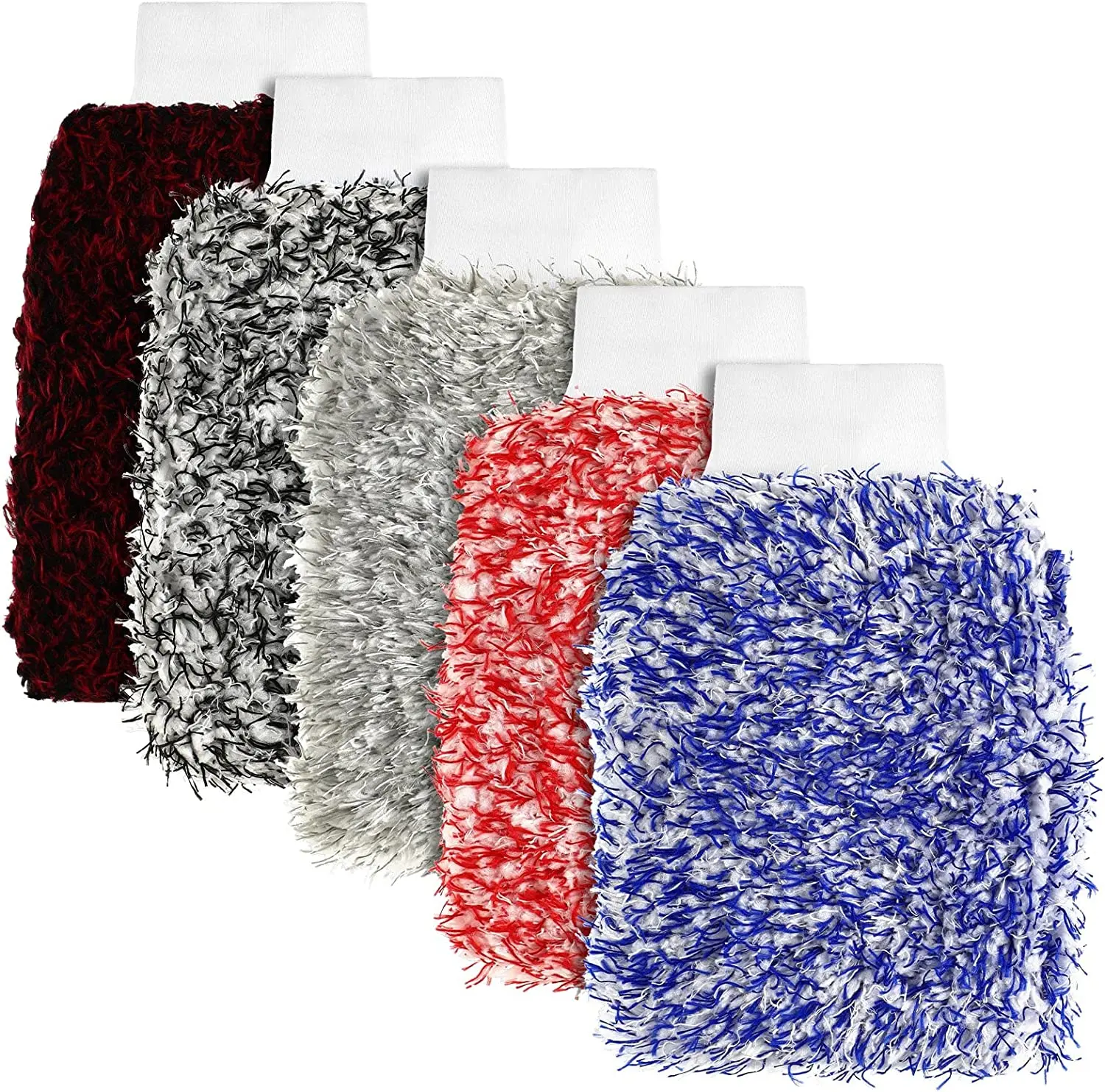Scratch Free Ultra Absorbent Microfiber Wash Sponge Cloths for Cars Microfiber Car Wash Mitt
