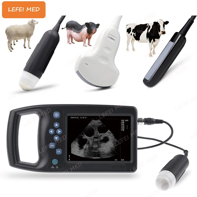 Animal pregnancy scanner ultrasound Cattle, Sheep, Pigs, Horses, Camels, Cats, Dogs vet machine veterinary portable ultrasound