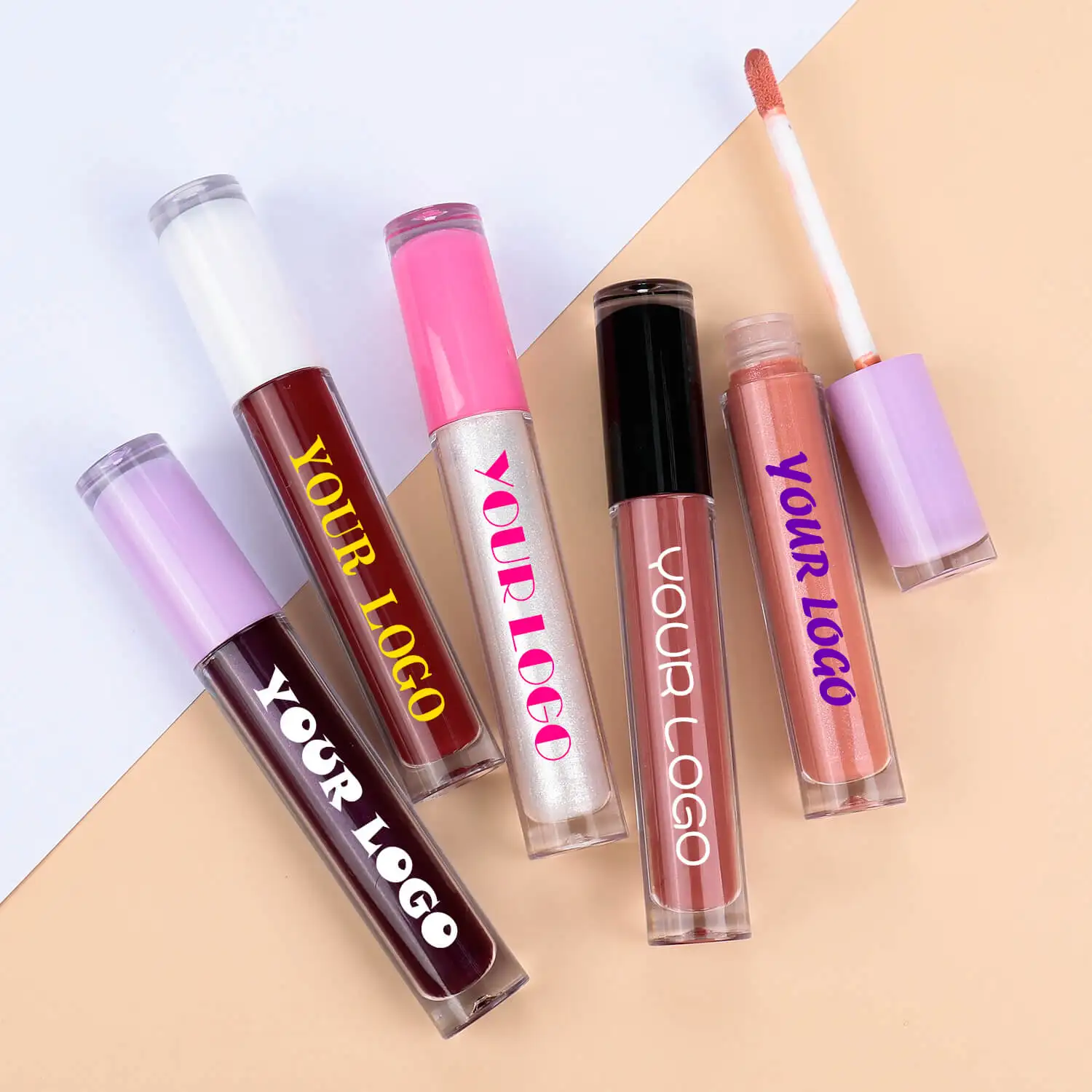 Lipgloss Private Label Waterproof Lip Gloss Empty Tubes Vegan Long Lasting Lipgloss Containers