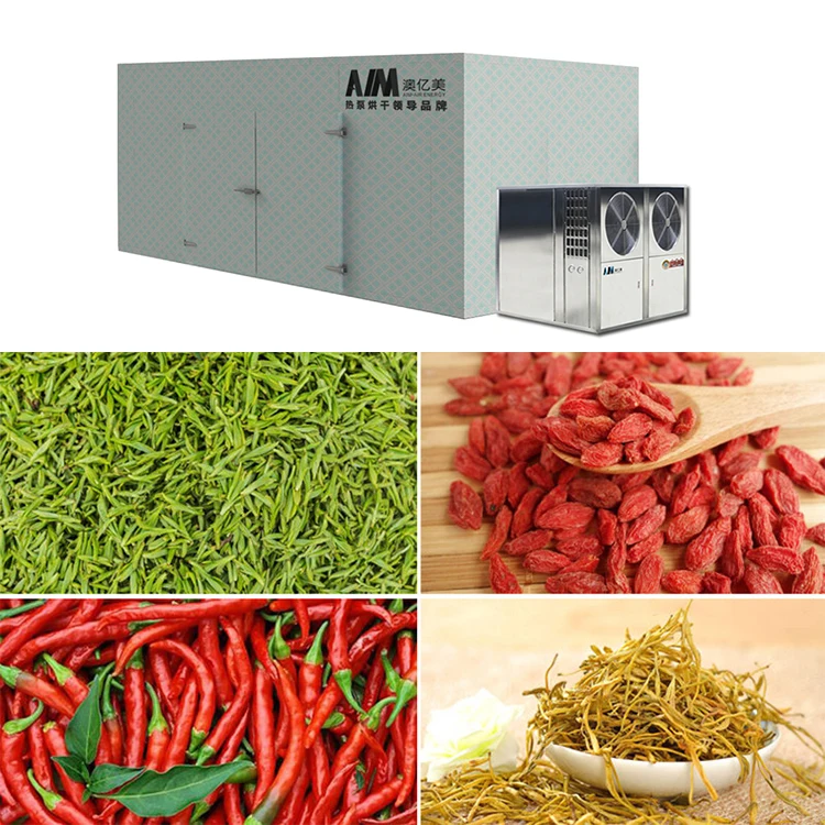 Heat Pump Herb Meat Drying Machine Pet Snacks Dryer Sea Cucumber Cassava Fish Dryer Machine For Moringa Leaves Thailand Dry Fish