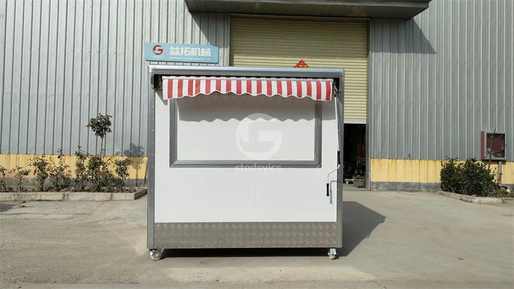 Outdoor Food Stall Kiosk Coffee Shop Bakery Equipment Food Kiosk