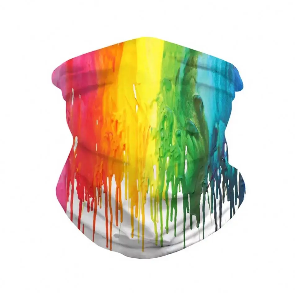 Quick Drying Head Wraps Neon Reflection Wicking Dew Rag Biker Beanie Cooling Good Visibility Helmet Liner Bandana