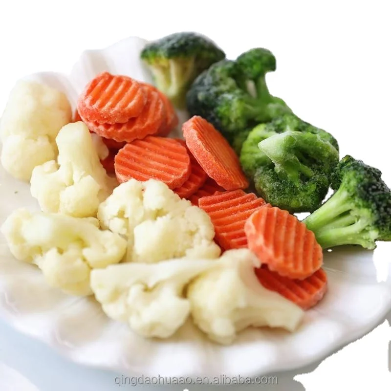 IQF Frozen Carrot Broccoli and Caulilfower Mixed Vegetables California mix