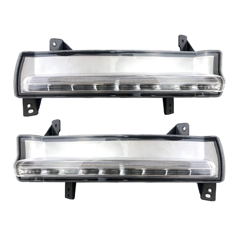 Auto accessories led daytime running light FOR JEEP COMPASS 2017 2018 2019 fog lamp DRL with the turn signals