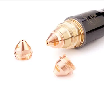 Plasma cutting nozzle and electrode used for welding torch